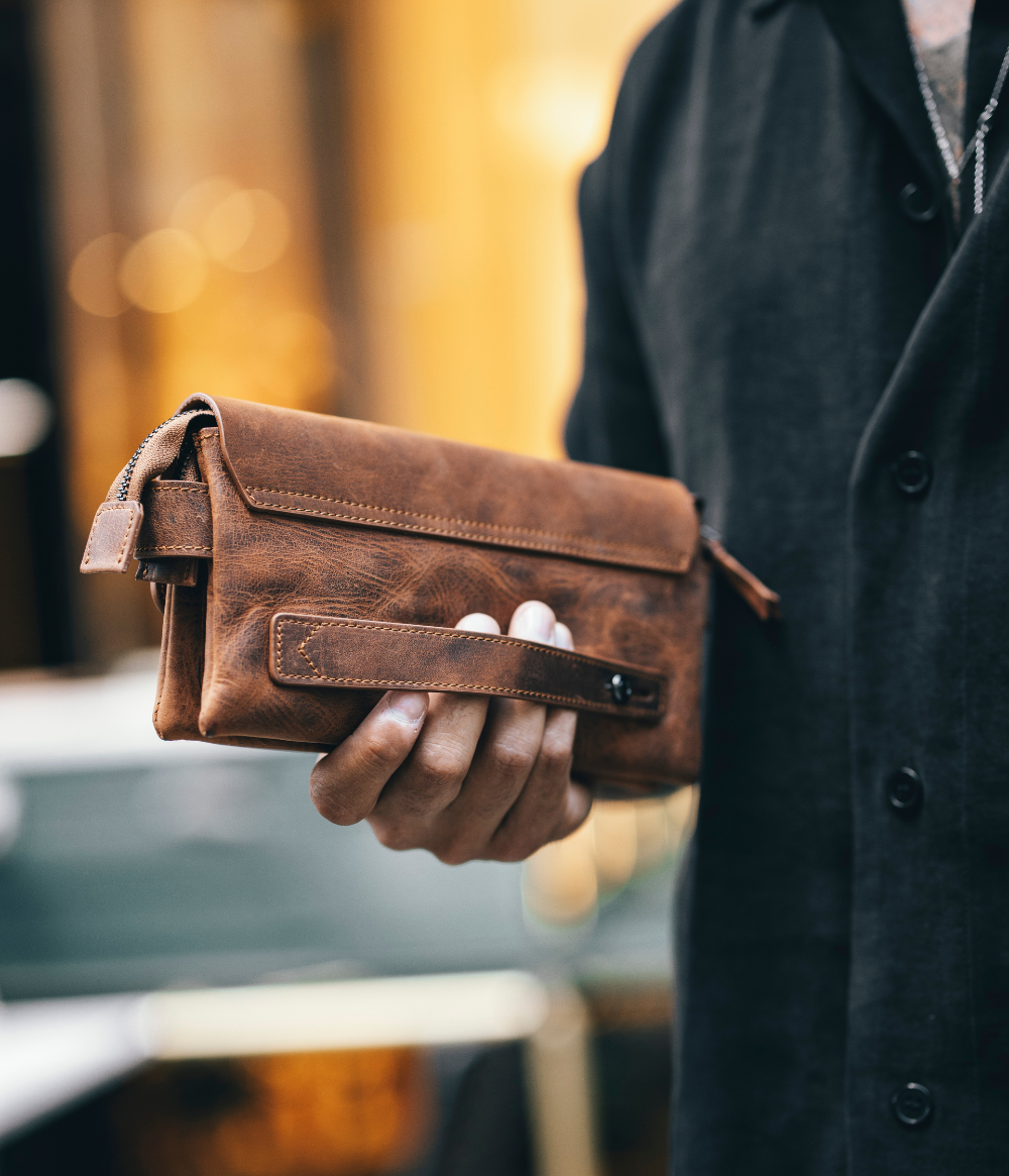 Milano Clutch Brown